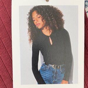 Coco Key Hole Top in Bordeaux by Nation LTD NWT XS